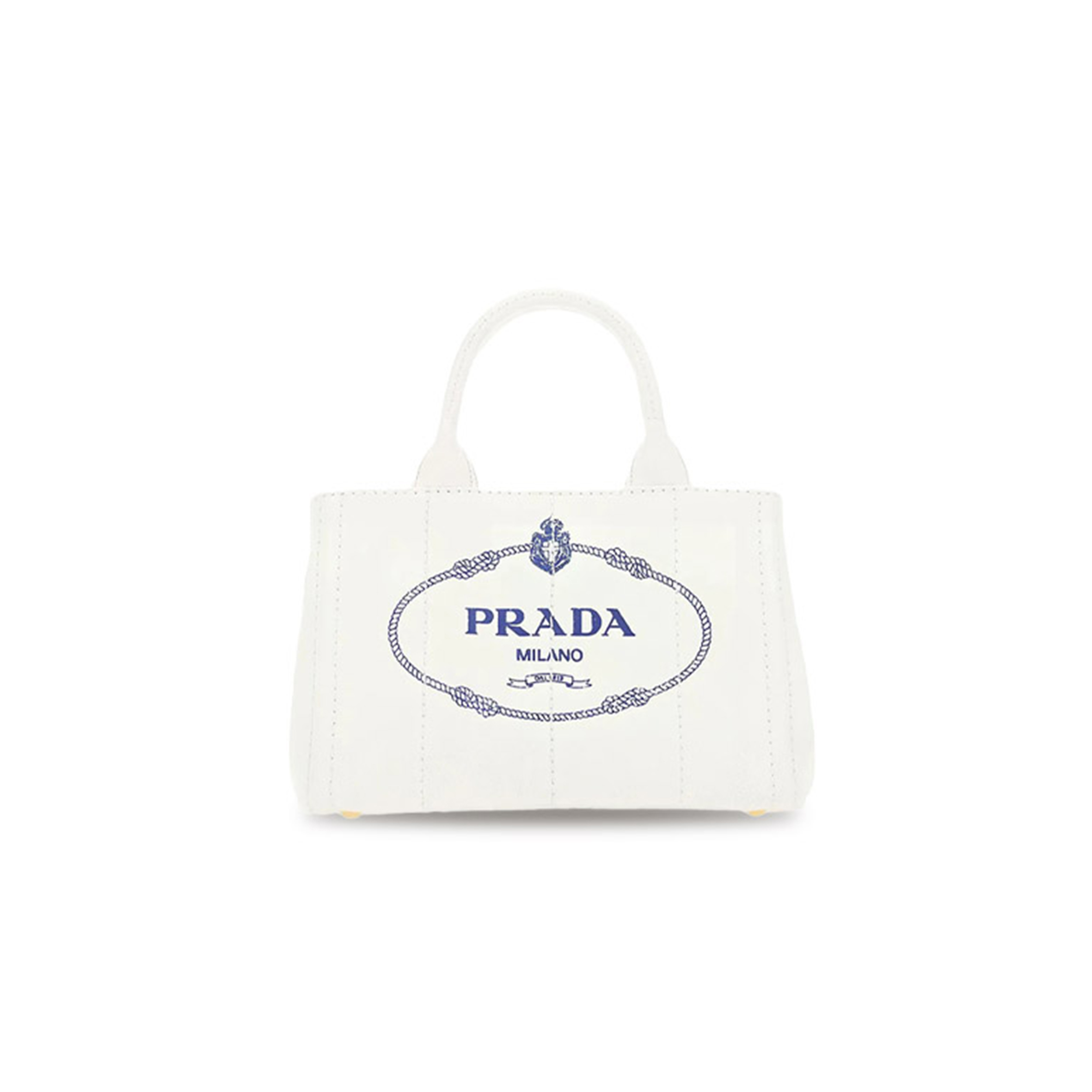 Pra*a denim white denim hand bag shoulder bag 1bg439 (28*20*15cm)